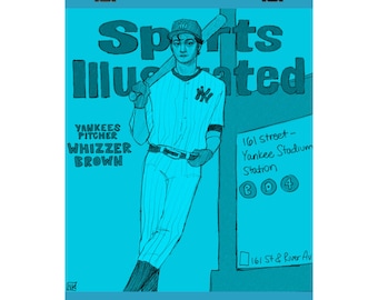 Baseball Whizzer Falsettos Print