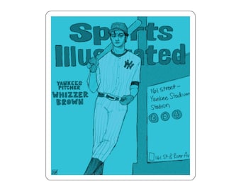 Baseball Whizzer Falsettos Sticker