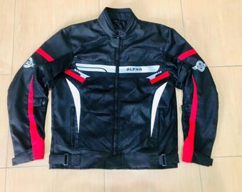 Alpha Cycle Gear Atmungsaktive Biker Reitschutz Motorradjacke Mesh CE Armored