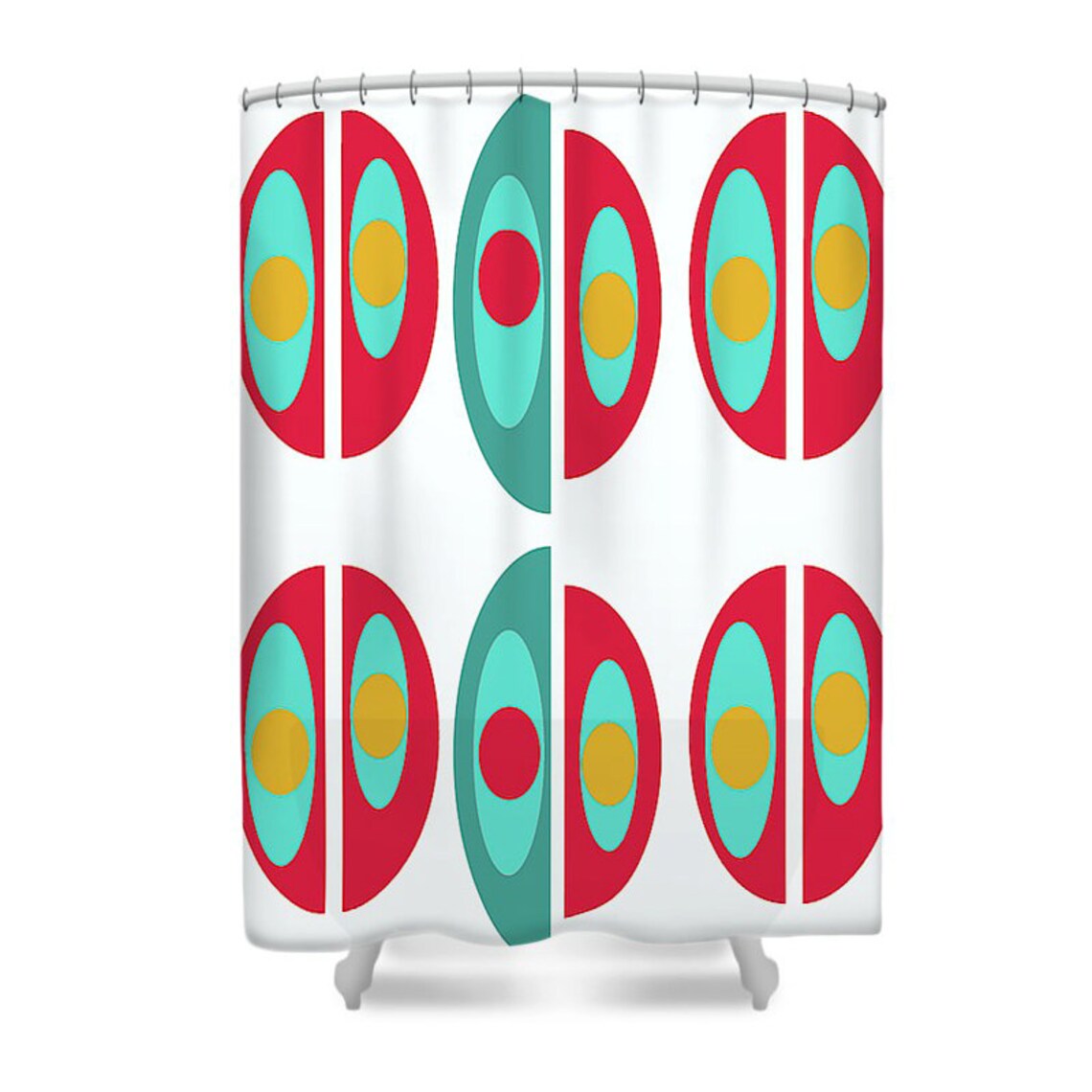 Mid Century Modern Mid Century Modern Shower Curtain Pattern Etsy