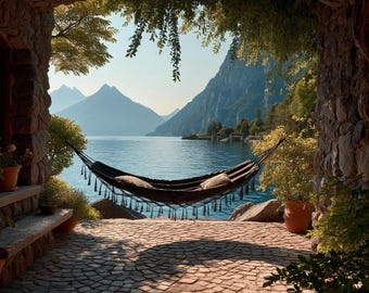 Cozy 78.74x59.06in Handwoven Hammock with Tassels - Perfect for Indoor/Outdoor Relaxation