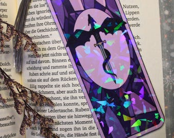Marcapáginas de fantasía de dragón con borla: marcapáginas místico, regalo de Dark Academia para lectores.