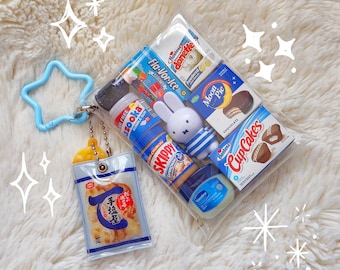 Miffy | Porte-clés miniature japonais à breloques collation | Jouet de sac en forme d'animal gacha gashapon kawaii | Heisei rétro | Lapin Lapin