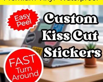 Pegatinas de vinilo personalizadas con corte preciso