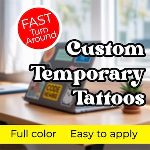 Custom Temporary Tattoos