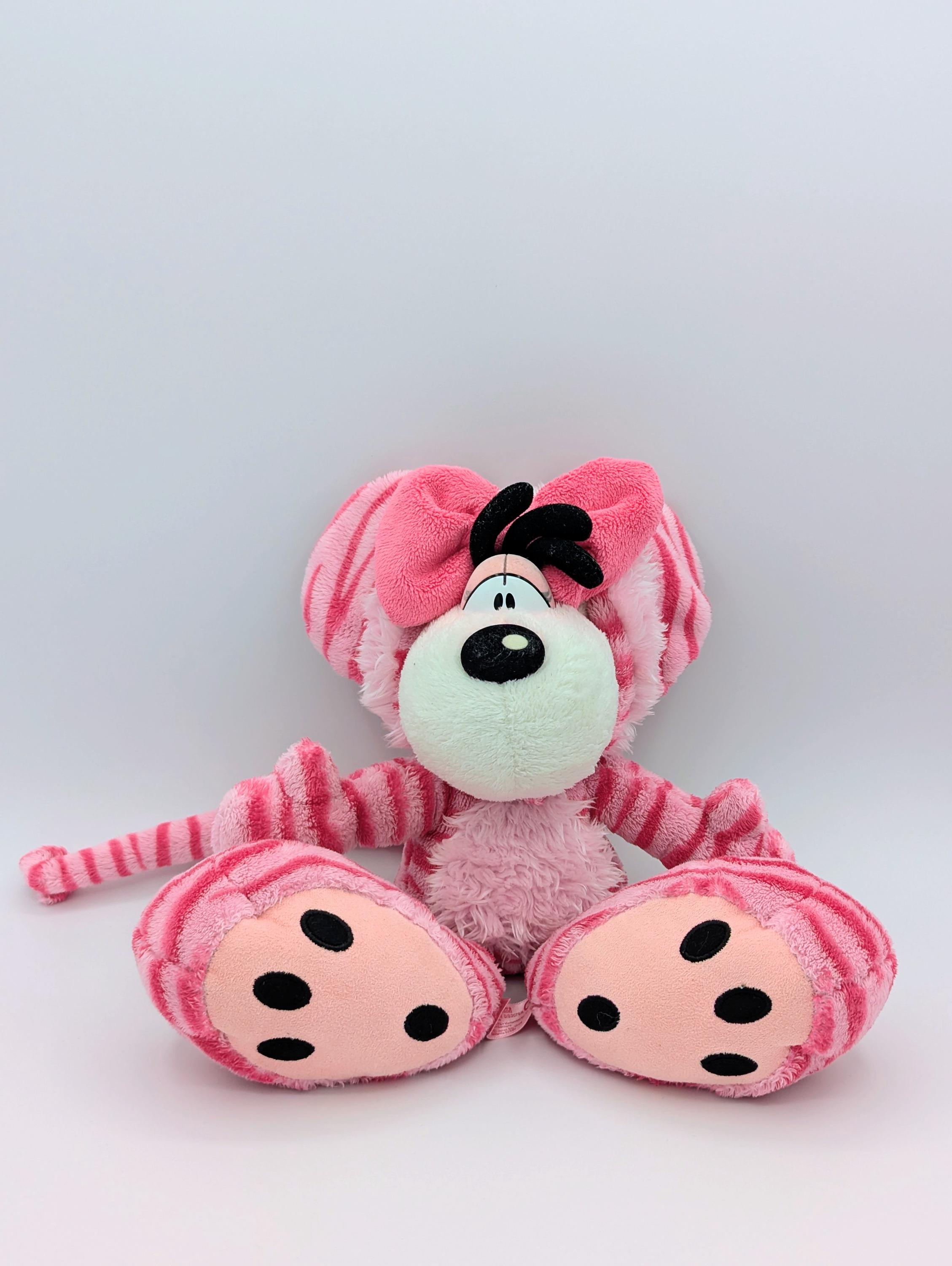 Pink Zebra Diddlina Plush Pink Zebra Diddl Vintage Rare Tiger