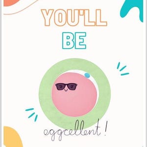 Tarjetas de felicitación de embriología/ Regalo de fertilidad por FIV/ Felicitaciones y buenos deseos/ Tarjeta para estudiantes de medicina/ Tarjeta científica divertida/ Inspirada en biología única