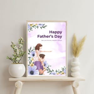 Tutto sul papà, poster per la festa del papà, file digitale per la festa del papà, PNG per la festa del papà, miglior papà del mondo, biglietto d'auguri stampabile per papà