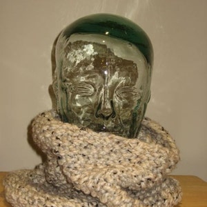 Scaldacollo in maglia Cozy Cowl color &#39;avena&#39;