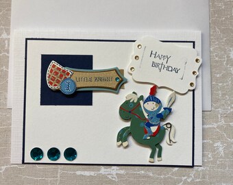 Birthday Card / Little Prince / Fairytale Birthday Card / Royal Birthday Card / Birthday Card / Handmade Birthday Card
