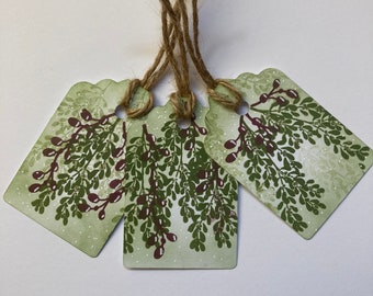 Christmas Gift tags / Foliage Gift tags / Wrapping / Label / Gift Labels