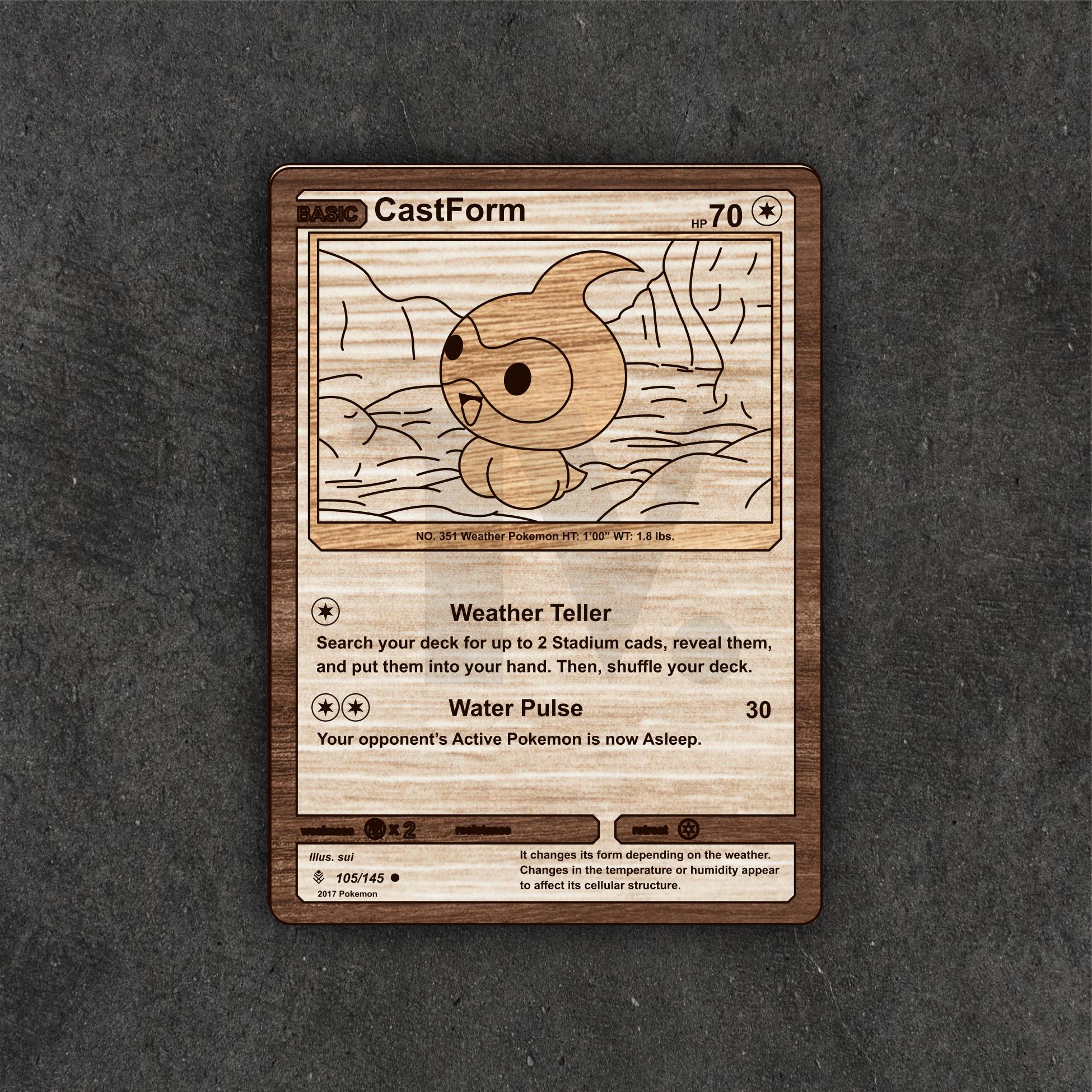 Castform - Etsy