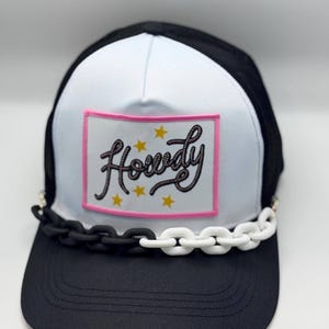 Howdy Black & White Trucker Hat