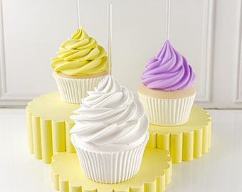 Soporte magnético para exhibir cupcakes y adornos para pasteles / Accesorio fotográfico impreso en 3D