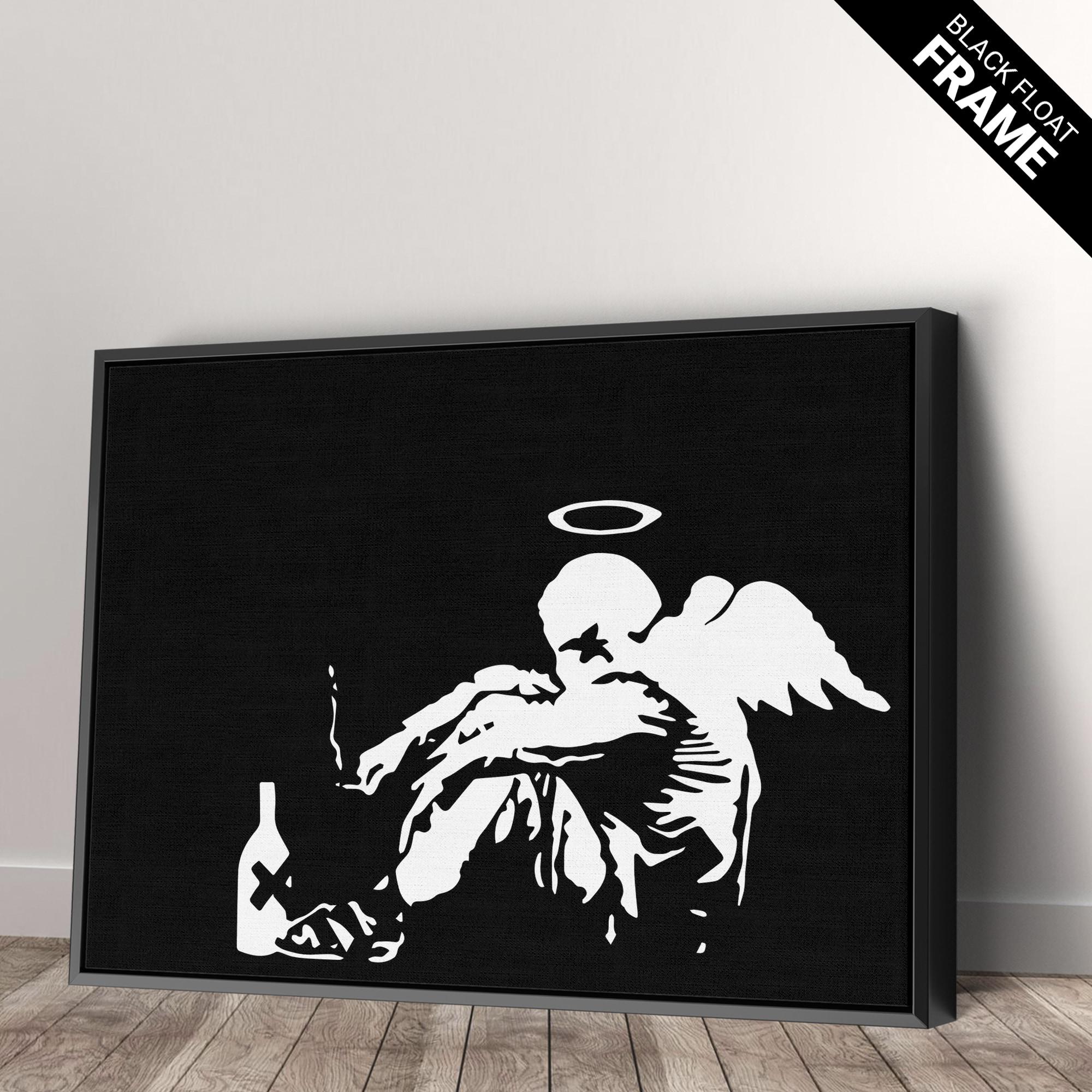 Banksy Fallen Angel - Etsy