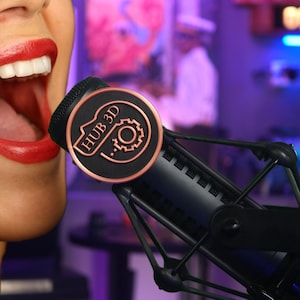 The HotMic - A Personalized Microphone Flag/Badge