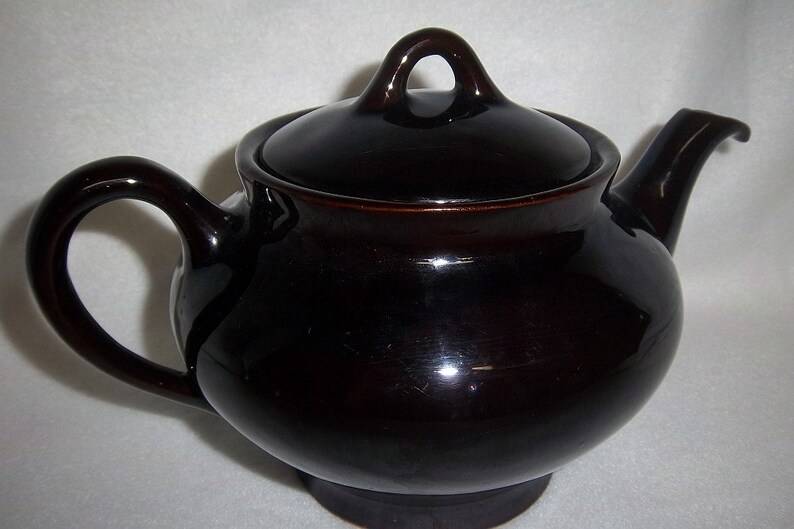 Royal Canadian Art Pottery Dripless Teapot Etsy