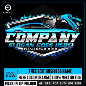 Logotipo de empresa de lavagem de carros Svg, logotipo de detalhamento automotivo, logotipo de detalhamento automotivo, logotipo de revestimento cerâmico, logotipo de spa automotivo, logotipo de detalhamento de barcos, automotivo