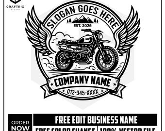 Silueta de motocicleta SVG, archivo de corte de motocicleta chopper para motociclistas, PNG de motocicleta, diseño de motociclista para Cricut, calcomanía de moto SVG, descarga digital