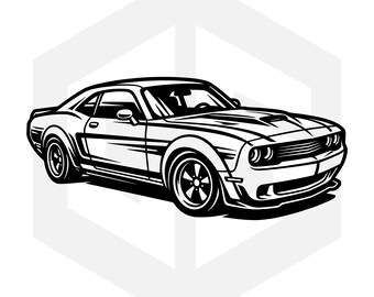 SVG de coche deportivo: silueta de coche deportivo, SVG de coche de carreras, SVG de coche de lujo, imágenes prediseñadas de coche deportivo, paquete de SVG de coche, PNG de coche de carreras, archivo de corte para Cricut