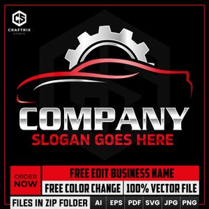 Automotive Logo Design Svg, Mobile Detailing Logo, Mechanic Logo, Car Garage Logo, Auto Repair Logo, Auto Detailing Logo, Car Service Logo