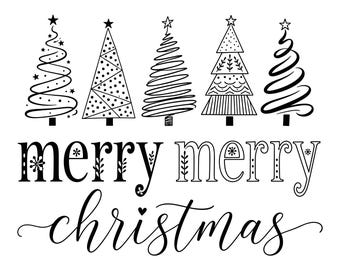 SVG de Navidad, Paquete de SVG de Navidad, SVG de Feliz Navidad, SVG de Navidad divertido, SVG de árbol de Navidad, SVG de camiseta navideña, Archivos de corte para Cricut