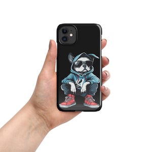 Snapcase iPhone®-Hülle - Street Dog – Cartoon Hund mit Hoodie