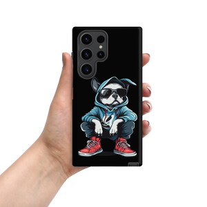 Hardcase Samsung®-Hülle - Street Dog – Cartoon Hund mit Hoodie