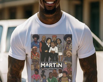 Vintage Martin T-Shirt Unisex Heavy Cotton Tee for Nostalgic Fans
