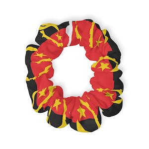 Bold Printed Scrunchie, Fashion Accessory for Everyday Wear, Gift for Hair Lovers, Party and Festival Hair Tie, Trendy and Fun