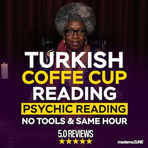Lettura del caffè turco alla stessa ora / Predizione del futuro dettagliata / Intuizione sull'amore futuro / Lettura psichica della tazza di caffè