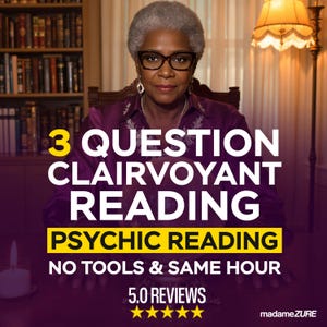Lecture clairvoyante en 3 questions, analyse télépathique à la même heure, orientation spirituelle honnête, lecture psychique sans outil