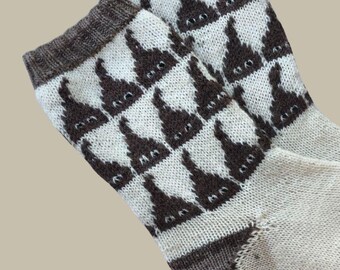 Stinky Feet Poop Emoji Socks Pattern PDF - Sock Knitting Pattern