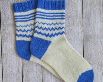 Ocean Vibes Socks Pattern PDF - Sock Knitting Pattern