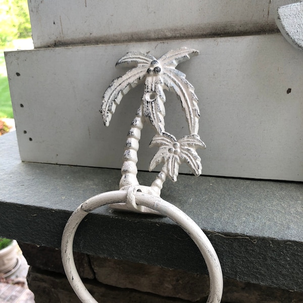 Palm Tree Towel Hanger, Palm Tree Hanger, Palm Tree Bathroom Decor