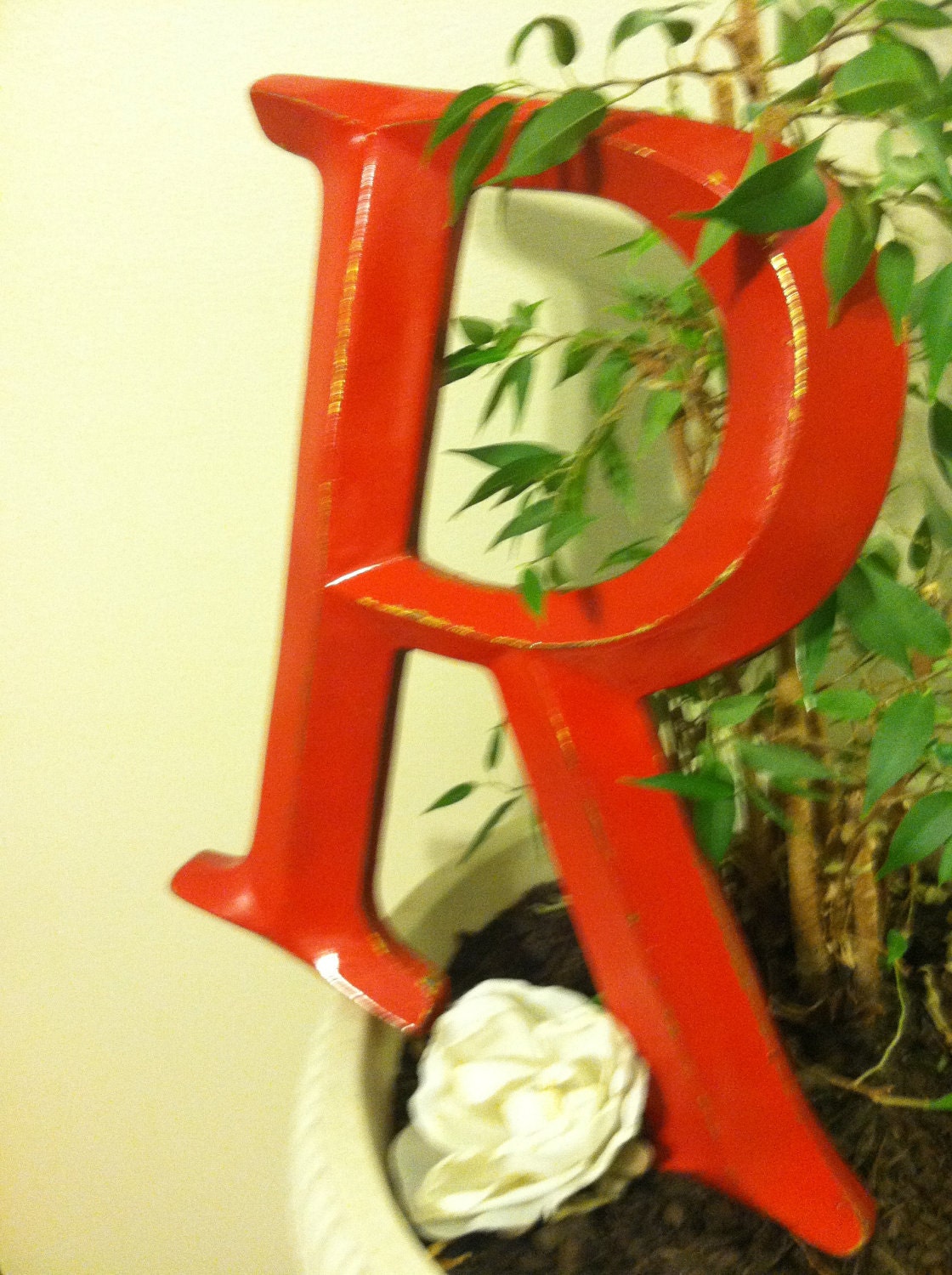 Large Letter Shabby Chic Wall Decor New Item Pick Your Etsy