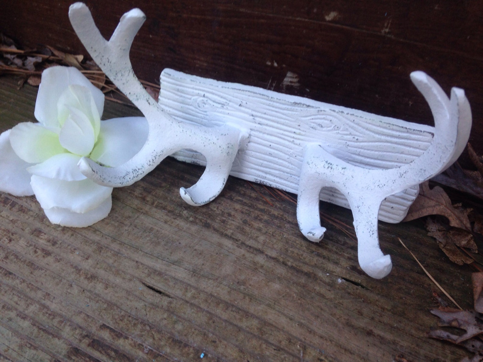 Antler Antler Wall Decor Shabby Chic Antlers Hardware Etsy