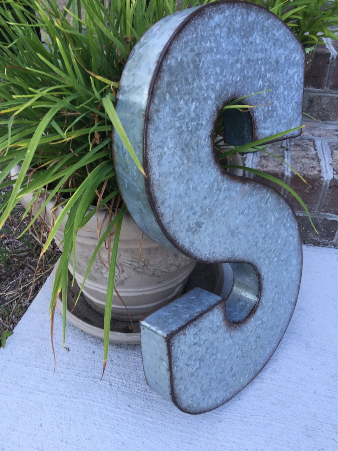 Metal Letters Wall Decor Wall Metal Letter Galvanized Etsy