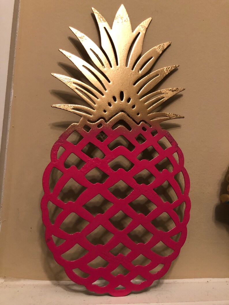 Pineapple Pineapple Wall Decor Cast Iron Wall Decor Home Etsy