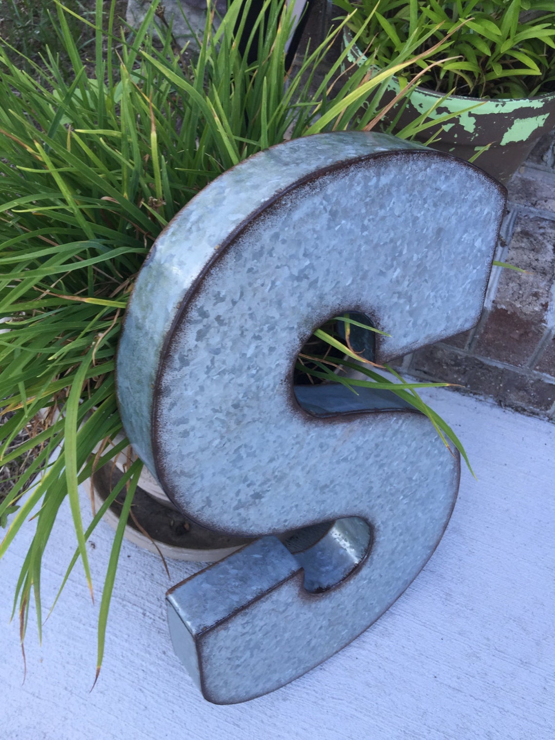 Metal Letters Wall Decor Wall Metal Letter Galvanized Etsy