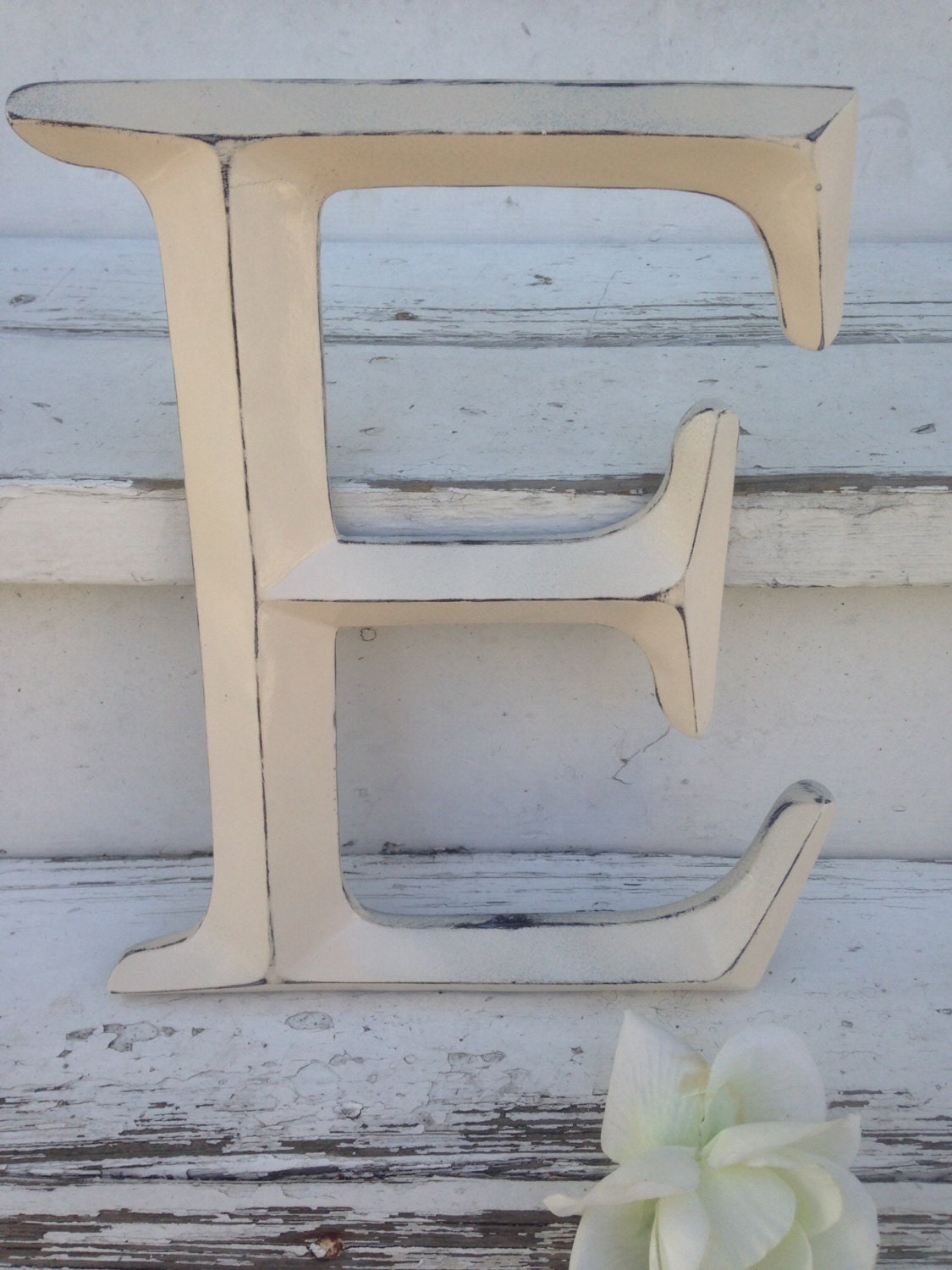 Wall Decor Large Letter Shabby Chic Wall Decor New Item Etsy