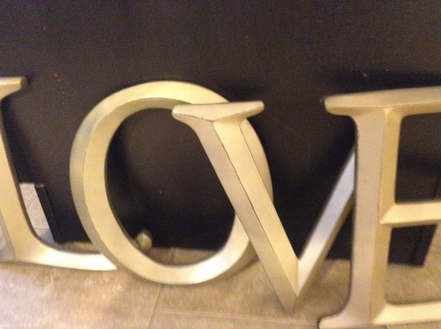 Letters Large Letters Wall Decor Shabby Chic Wall Decor Etsy