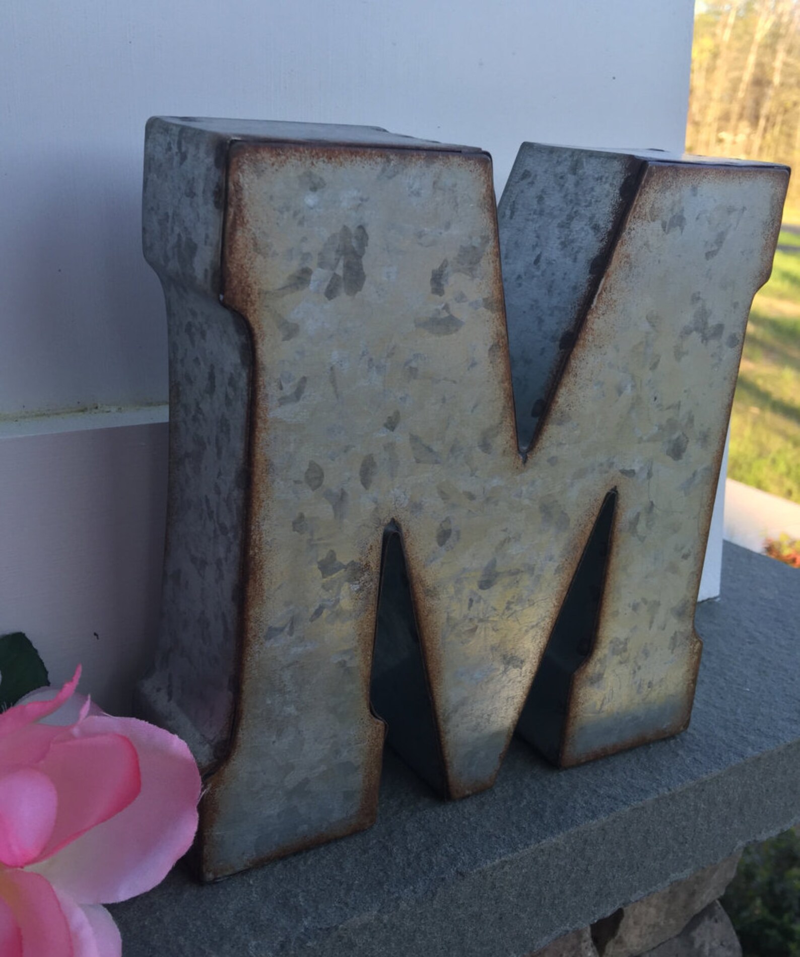 Metal Letters/ Wall Decor/ Wall Metal Letter/ Galvanized Etsy