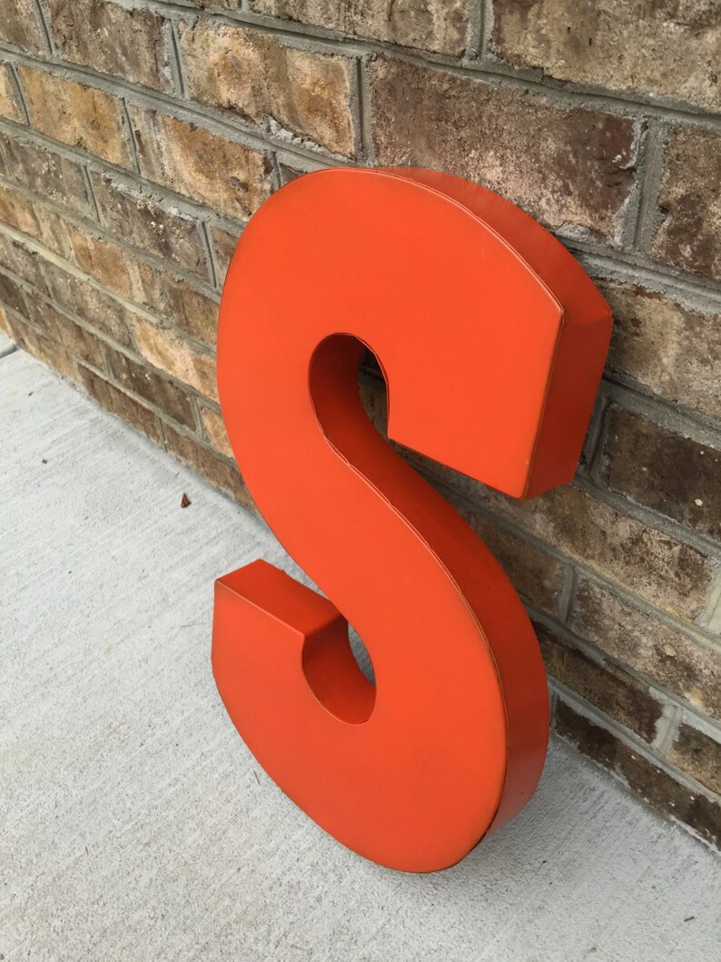 Metal Letters Wall Decor Wall Metal Letter Galvanized Etsy
