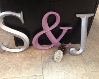 Large Letter, Shabby Chic Wall Decor - Pick your CoLOr and PIcK YOuR LeTTeR