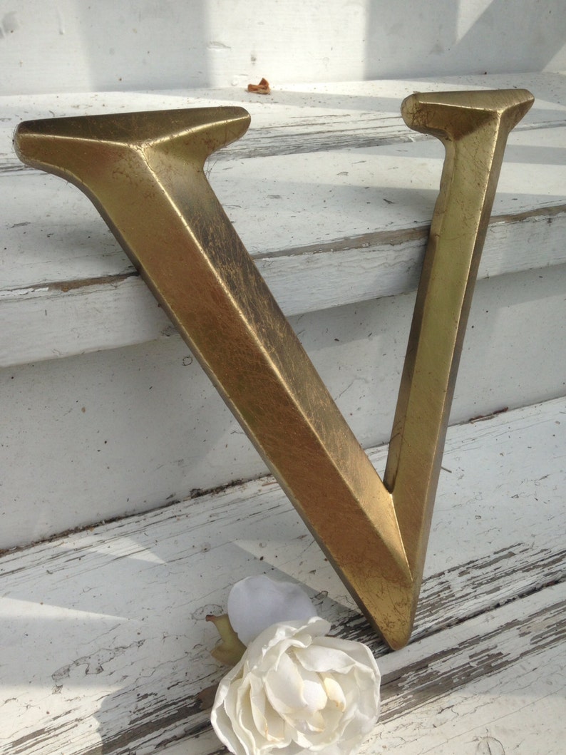 Large Letter Shabby Chic Wall Decor New Item Pick Your Etsy