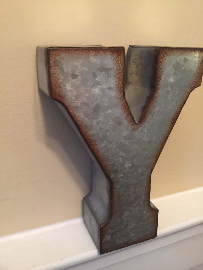 Metal Letters/ Wall Decor/ Wedding Decor/ Galvanized Letter/ Etsy