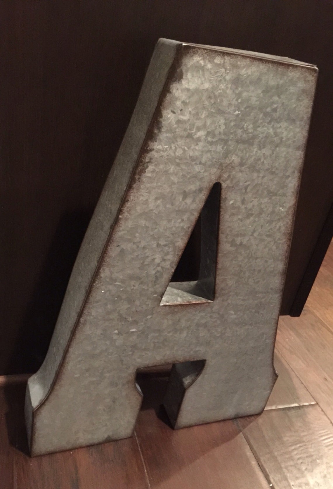 Metal Letters Wall Decor Wall Metal Letter Galvanized Etsy