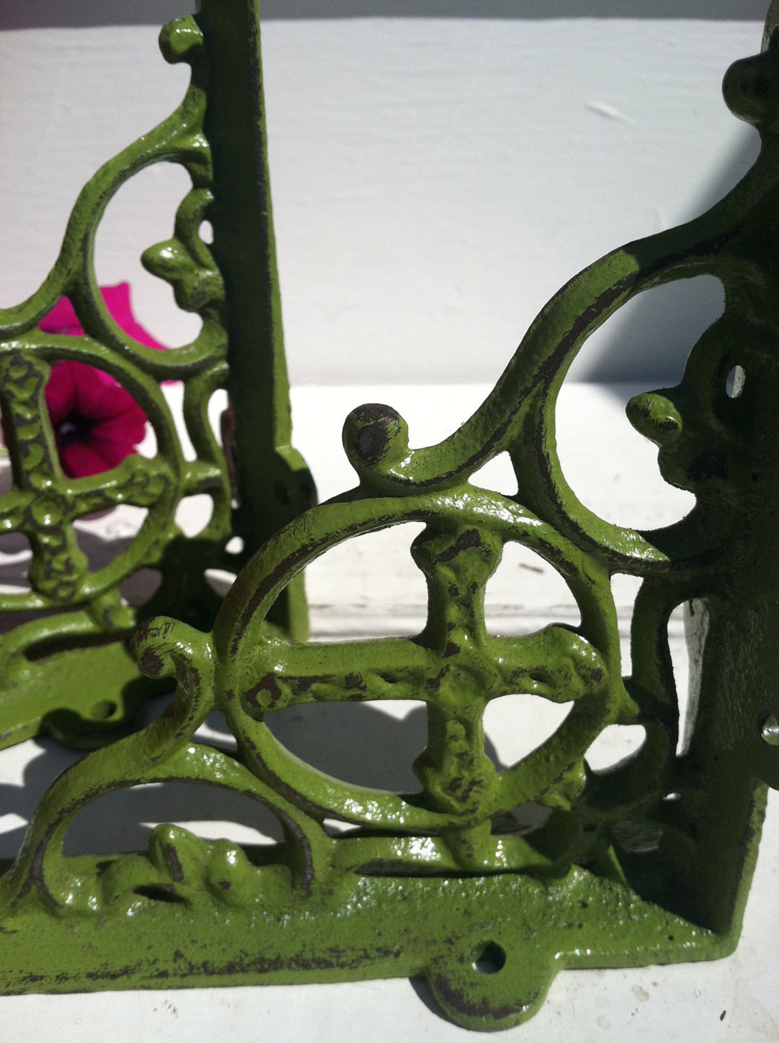 Brackets Shabby Chic Brackets Wall Decor Metal Wall Decor Etsy