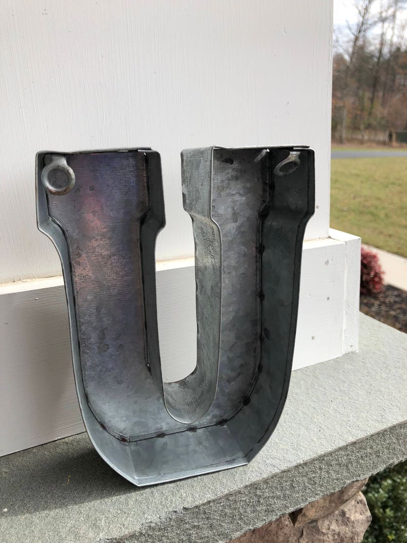 Metal Letters/ Wall Decor/ Wedding Decor/ Galvanized Letter/ Etsy